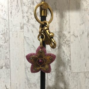 Coach Flower Key Chain